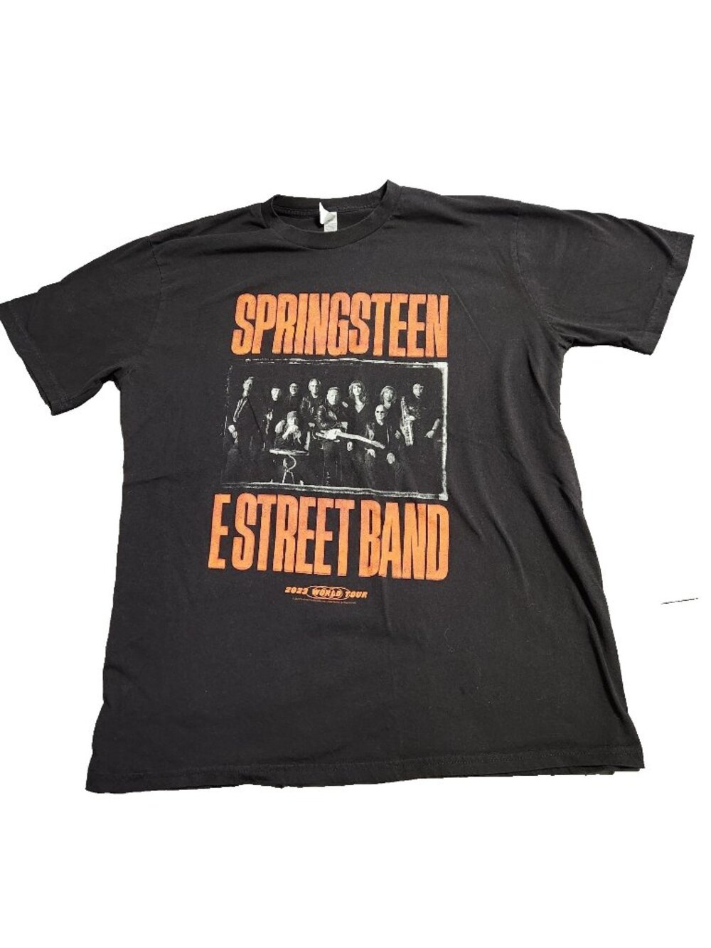 Bruce Springsteen The E Street Band T‑Shirt Black 2023 World Tour Graphic Tee XL